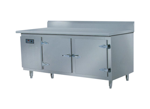 Stainless steel working table style freezerXID-WTB