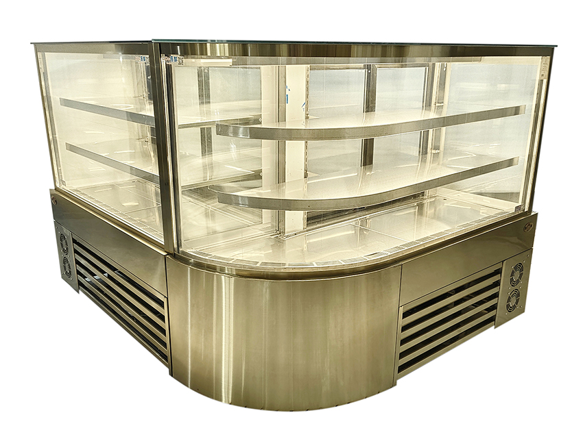 L-shaped three-layer arc corner refrigeratorXID-LZLZ